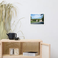 Greenbank Mill Summer Rural Landscape Framed Photo Paper Wall Art Prints