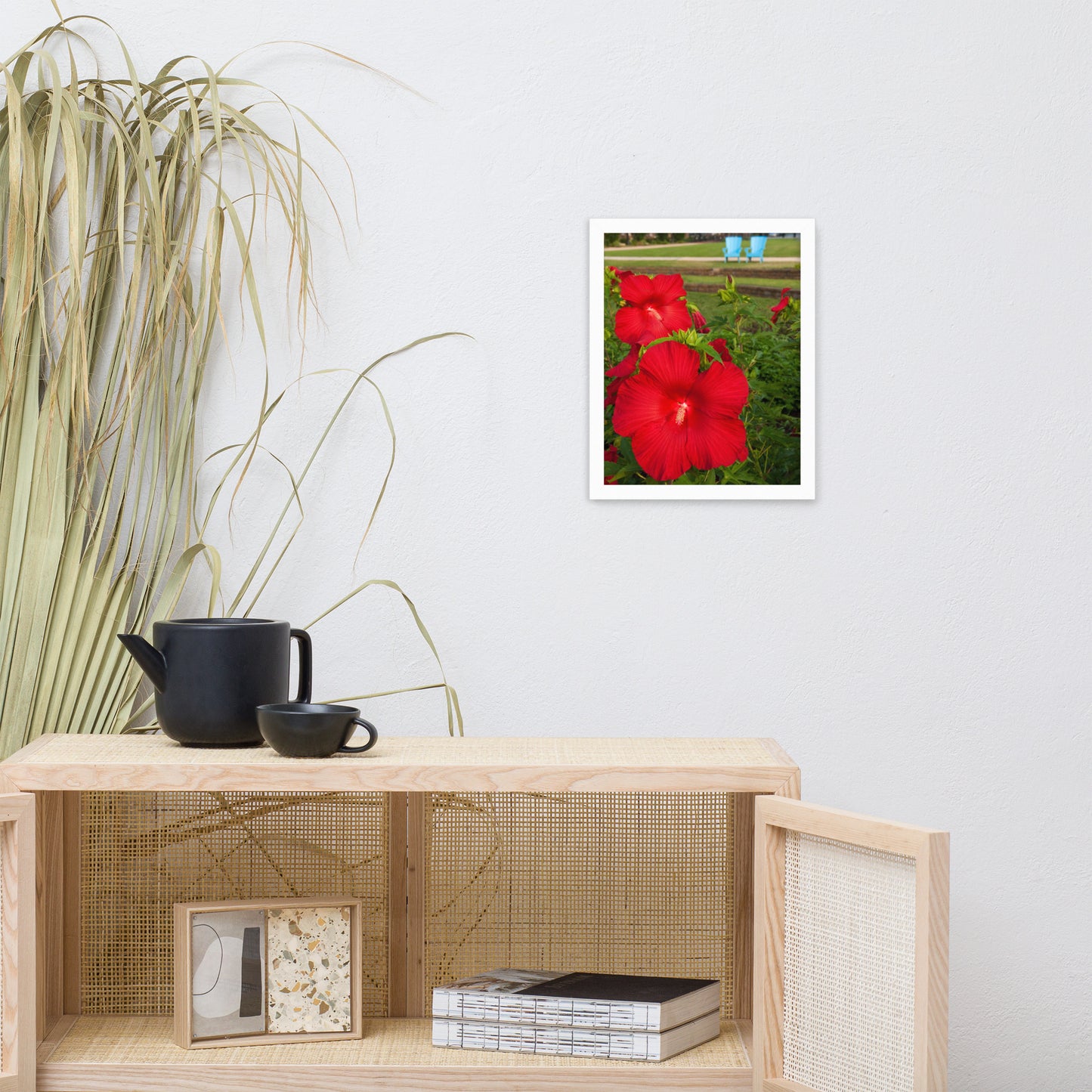 The Riverfront 2 Floral Nature Photo Framed Wall Art Print