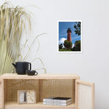 Jupiter Lighthouse 2 Color Framed Photo Paper Wall Art Prints