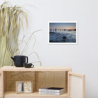 Low Tide At Battery Coastal Landscape Framed Photo Paper Wall Art Prints
