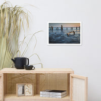 Driftwood And Sandbars Landscape Framed Photo Paper Wall Art Prints