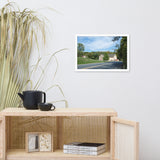 Greenbank Mill Summer Rural Landscape Framed Photo Paper Wall Art Prints