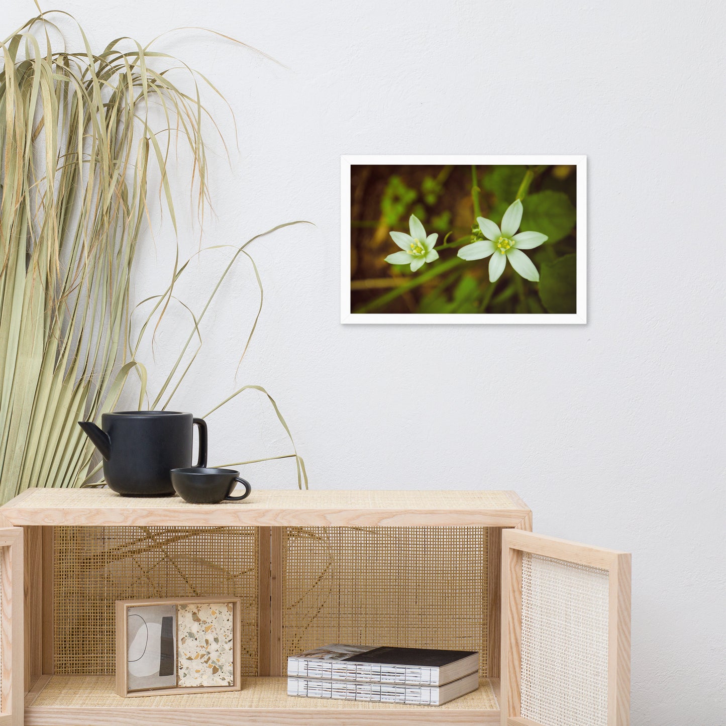Wild Beauty Floral Nature Photo Framed Wall Art Print