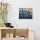 Driftwood And Sandbars Landscape Framed Photo Paper Wall Art Prints