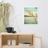 Golden Dreams Botanical Nature Photo Framed Wall Art Print