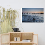 Low Tide At Battery Coastal Landscape Framed Photo Paper Wall Art Prints