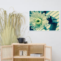 Melancholy Flower Floral Nature Photo Framed Wall Art Print