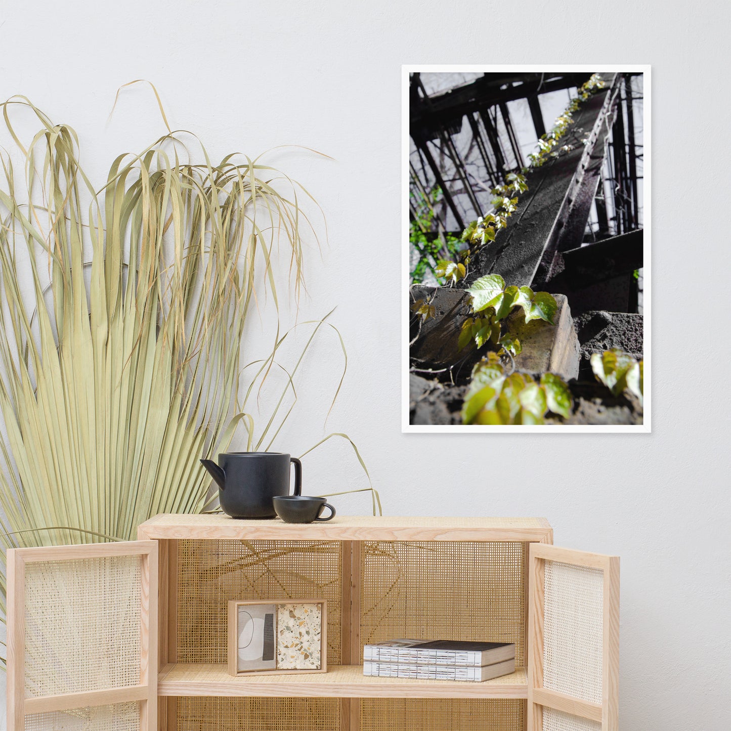 Nature Taking Over Botanical Nature Photo Framed Wall Art Print