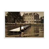 Delaware City Dock Coastal Landscape Framed Photo Paper Wall Art Prints