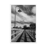 Follow the Lines Rural Landscape Framed Photo Paper Wall Art Prints