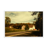 Greenbank Mill Summer Colorized Rural Framed Photo Paper Wall Art Prints