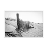 High Key Dunes Coastal Landscape Framed Photo Paper Wall Art Prints