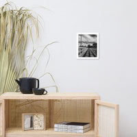 Follow the Lines Rural Landscape Framed Photo Paper Wall Art Prints