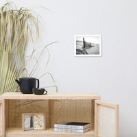 High Key Dunes Coastal Landscape Framed Photo Paper Wall Art Prints