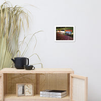 Low On The Boards Urban Landscape Photo Framed Wall Art Print