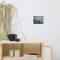 Low Tide At Battery Coastal Landscape Framed Photo Paper Wall Art Prints
