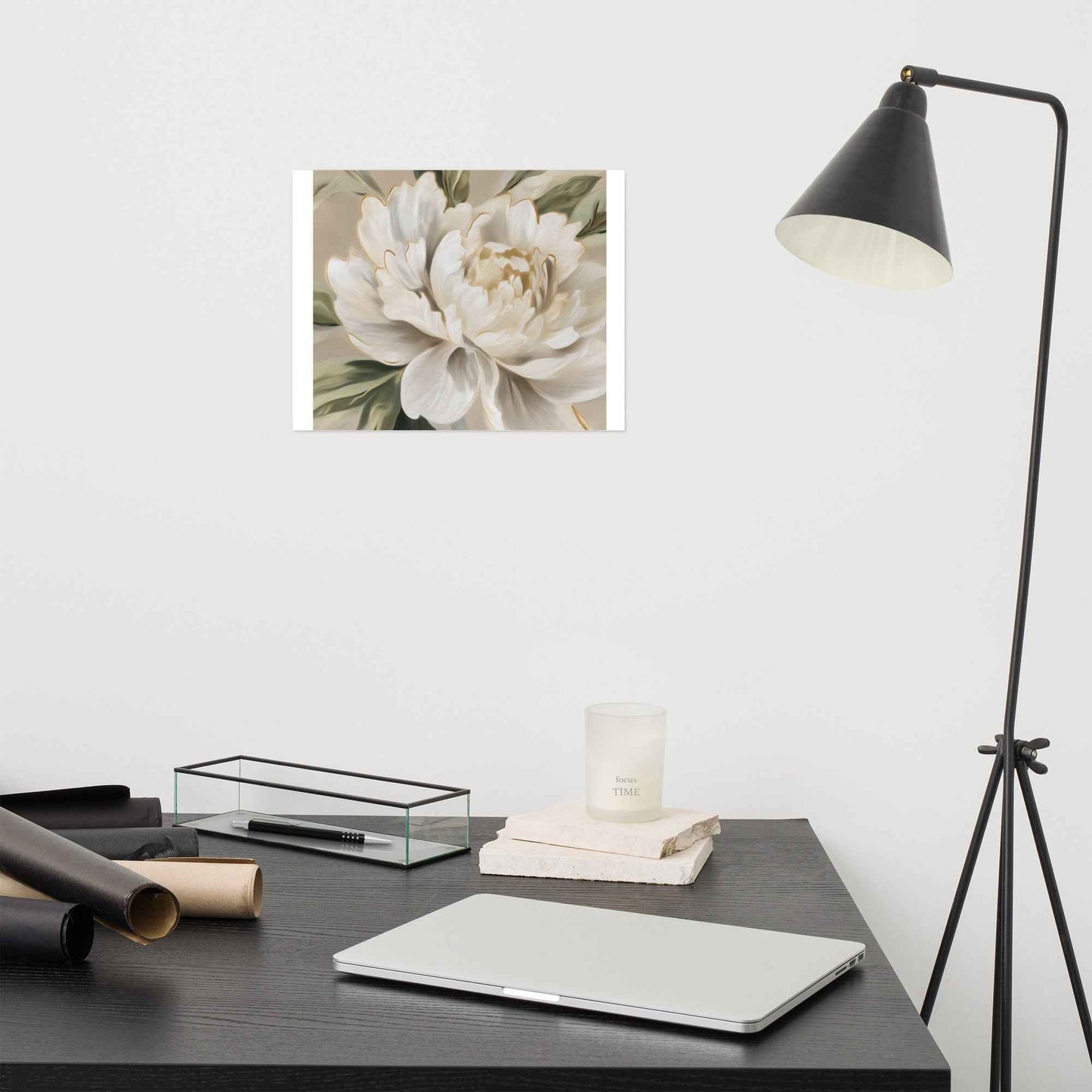 A Whisper of Spring Digital Artwork Peonies Painting Floral Loose Art Print