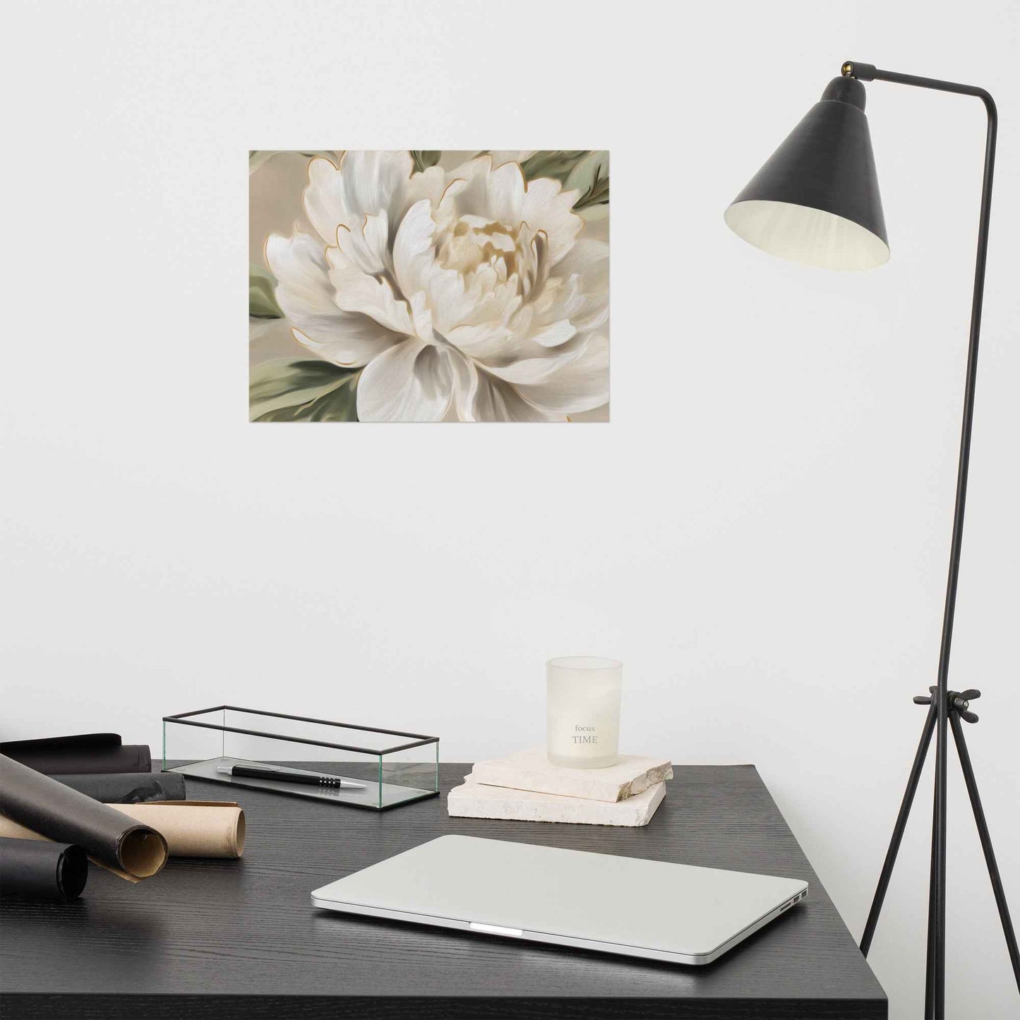A Whisper of Spring Digital Artwork Peonies Painting Floral Loose Art Print
