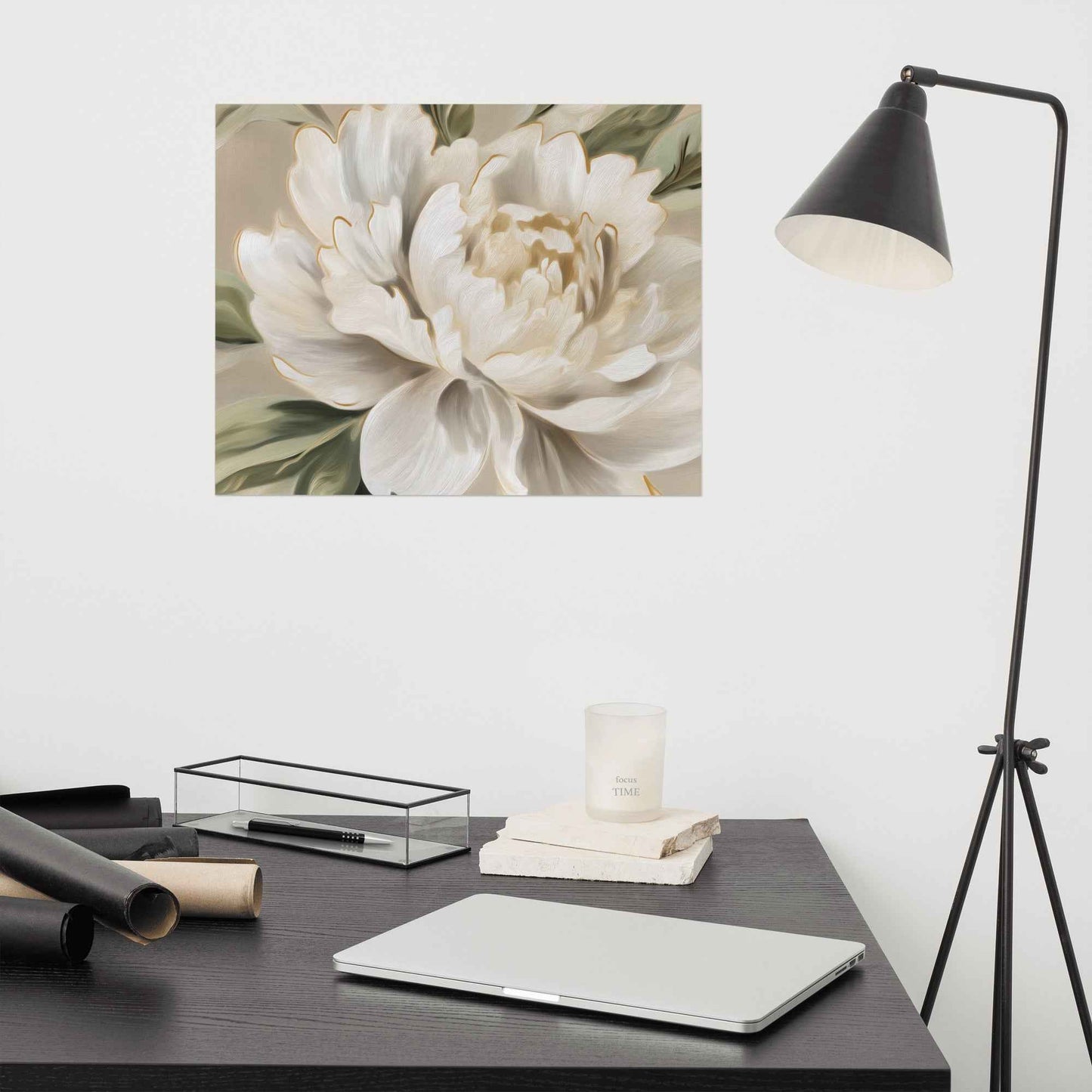 A Whisper of Spring Digital Artwork Peonies Painting Floral Loose Art Print