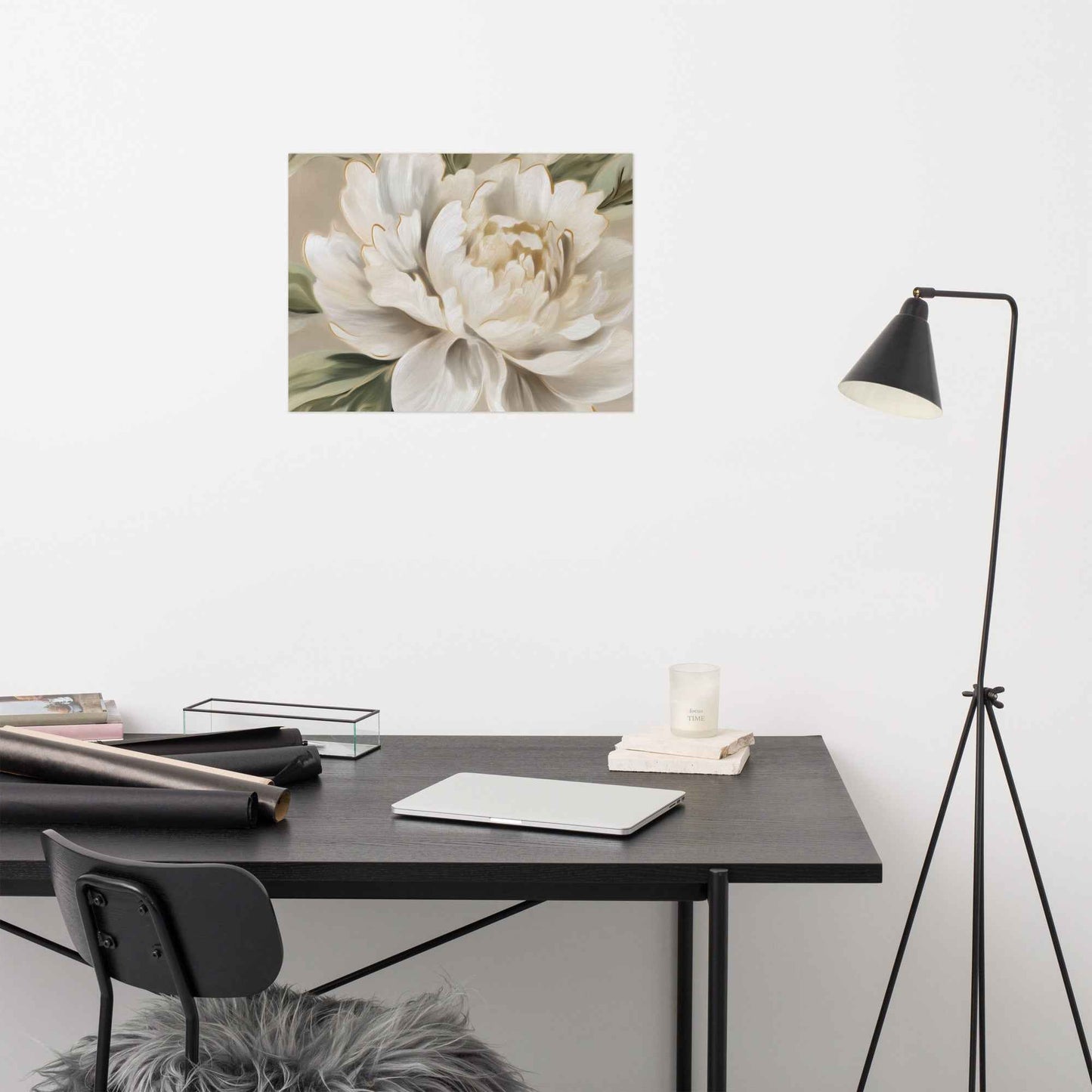 A Whisper of Spring Digital Artwork Peonies Painting Floral Loose Art Print