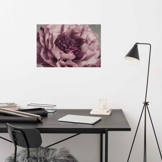 Painted Grace Floral Digital Artwork Pink Peony Wall Art Loose Print