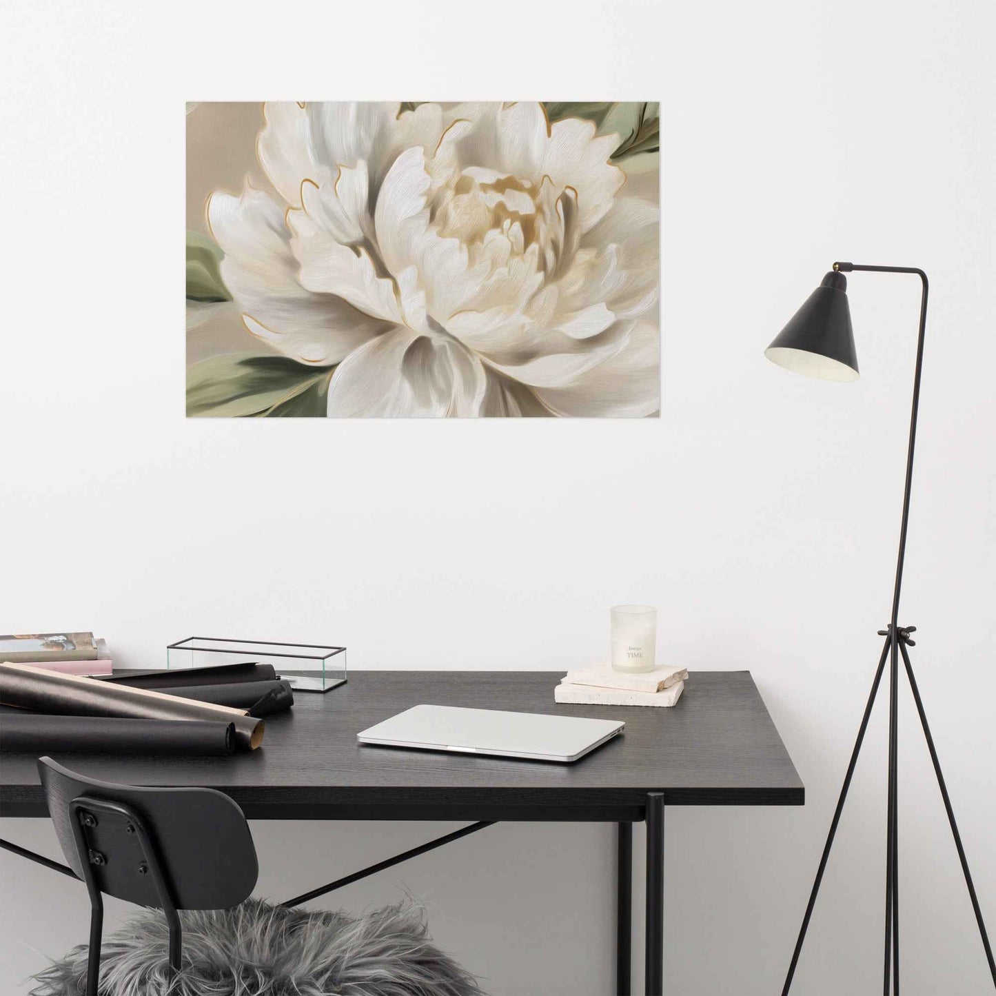 A Whisper of Spring Digital Artwork Peonies Painting Floral Loose Art Print
