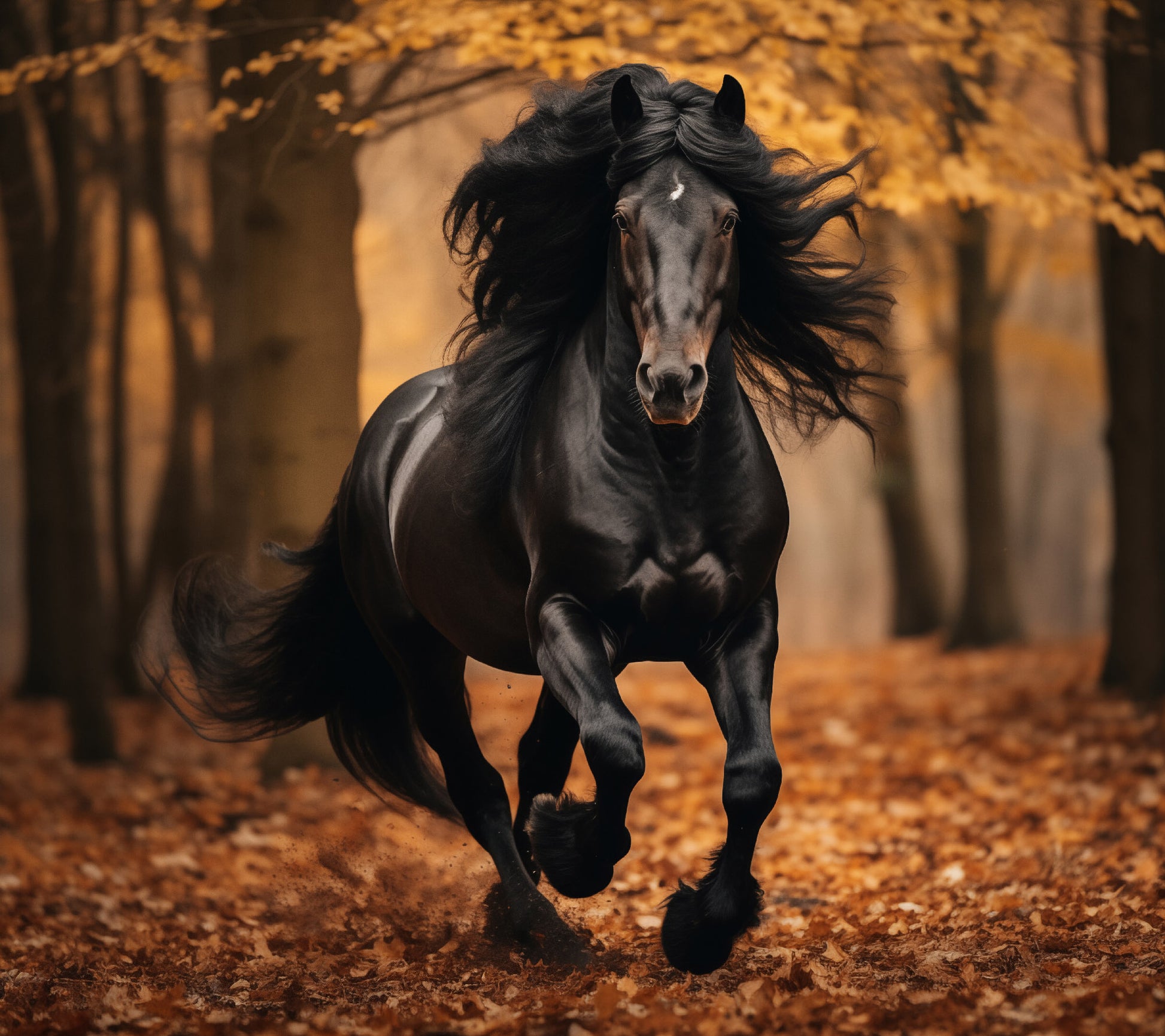 equine art: A Brush with Freedom Rustic Wildlife Photorealism 2