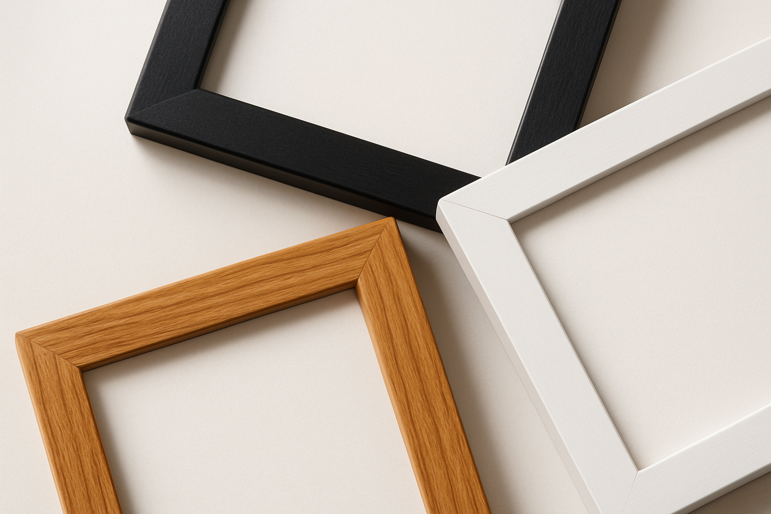 fix the natural wood frame