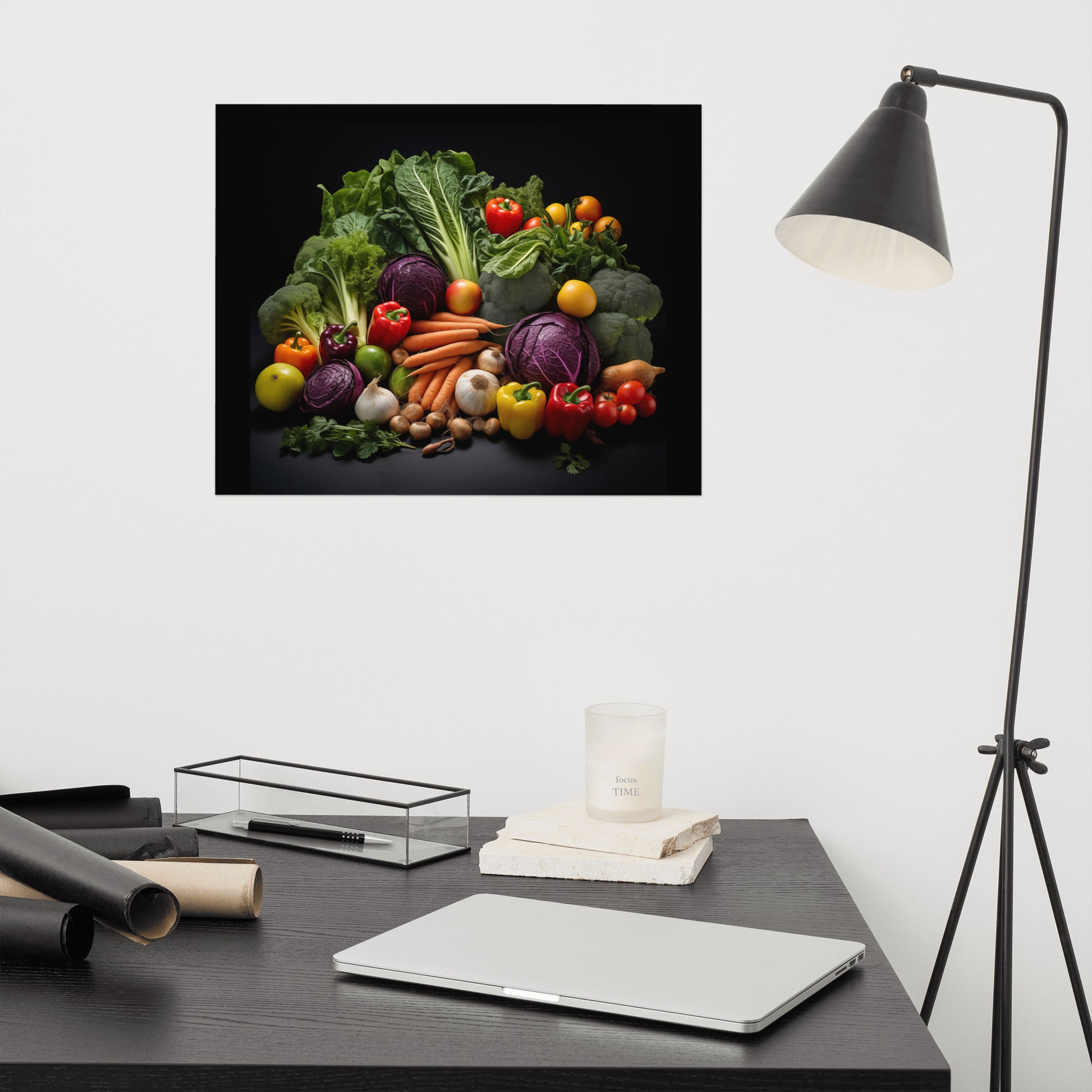 food photography: A Bounty of Colors Vegetable Photorealism