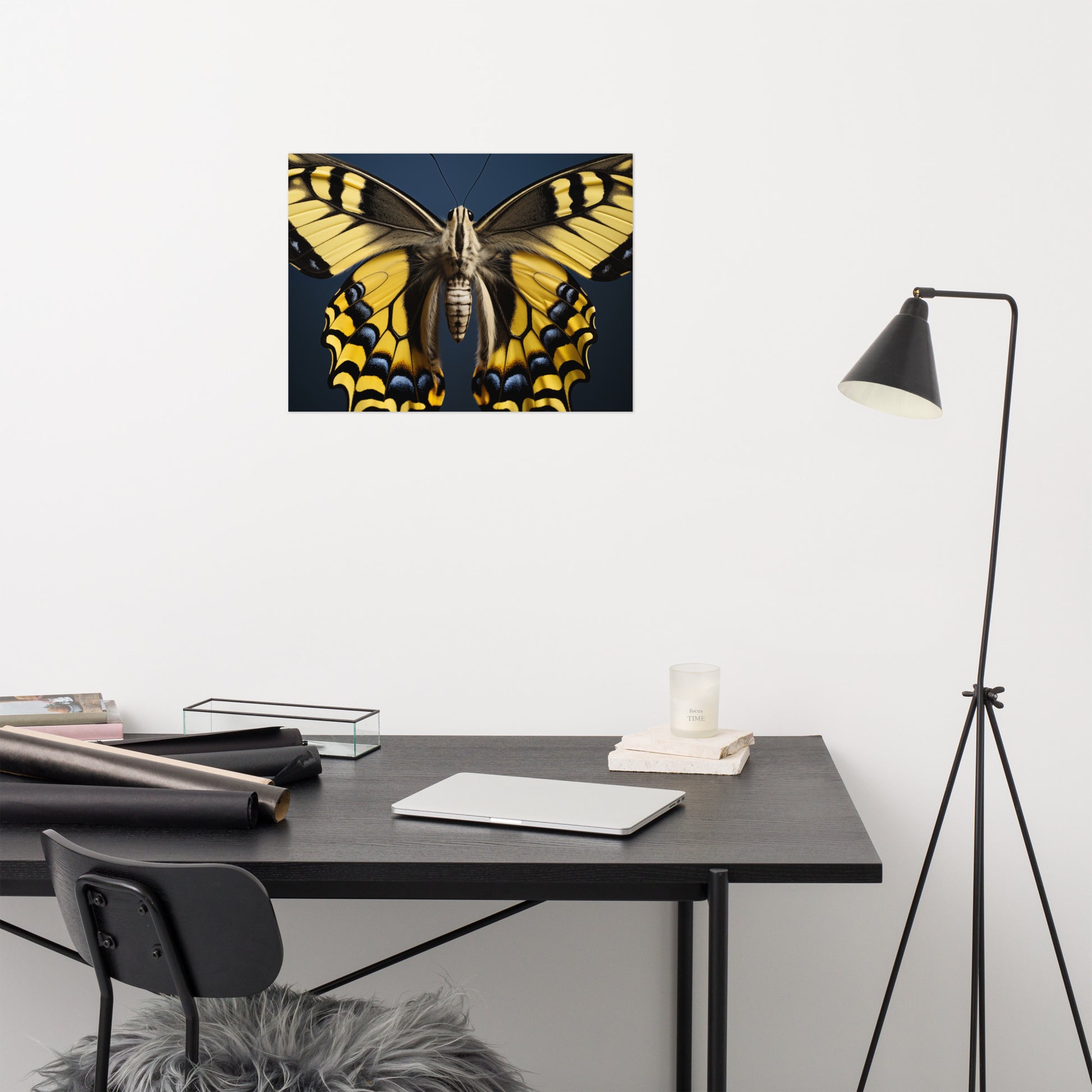 large butterfly wall art: A Brushstroke of Nature