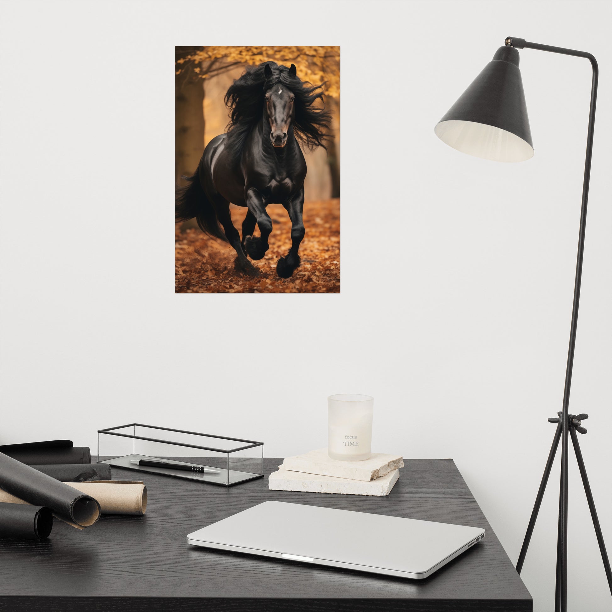 nature art: A Brush with Freedom Rustic Wildlife Photorealism