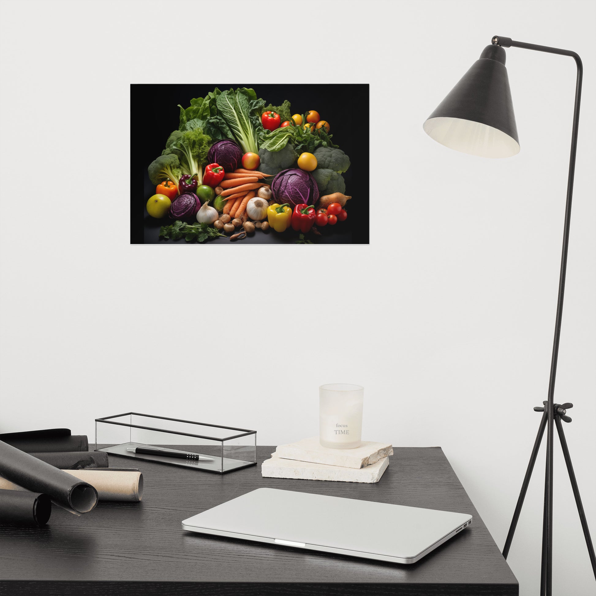 nature photography: A Bounty of Colors Vegetable Photorealism