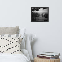 Mist of Valley Forge in Black and White Framed Photo Paper Wall Art Prints