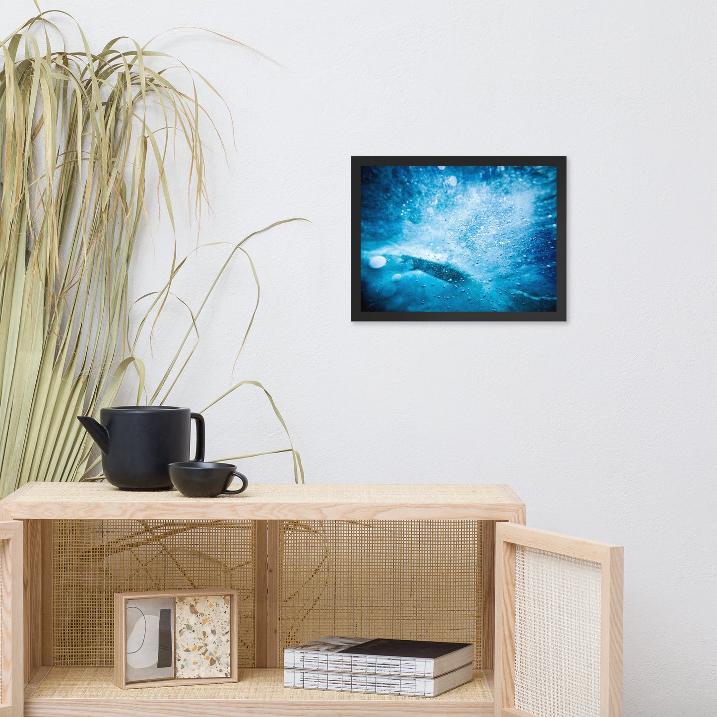 Moment of Zen Coastal Lifestyle Abstract Nature Photograph Framed Wall Art Print