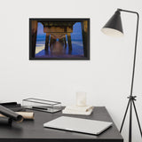 Under the Pier Coastal Landscape Framed Photo Paper Wall Art Prints