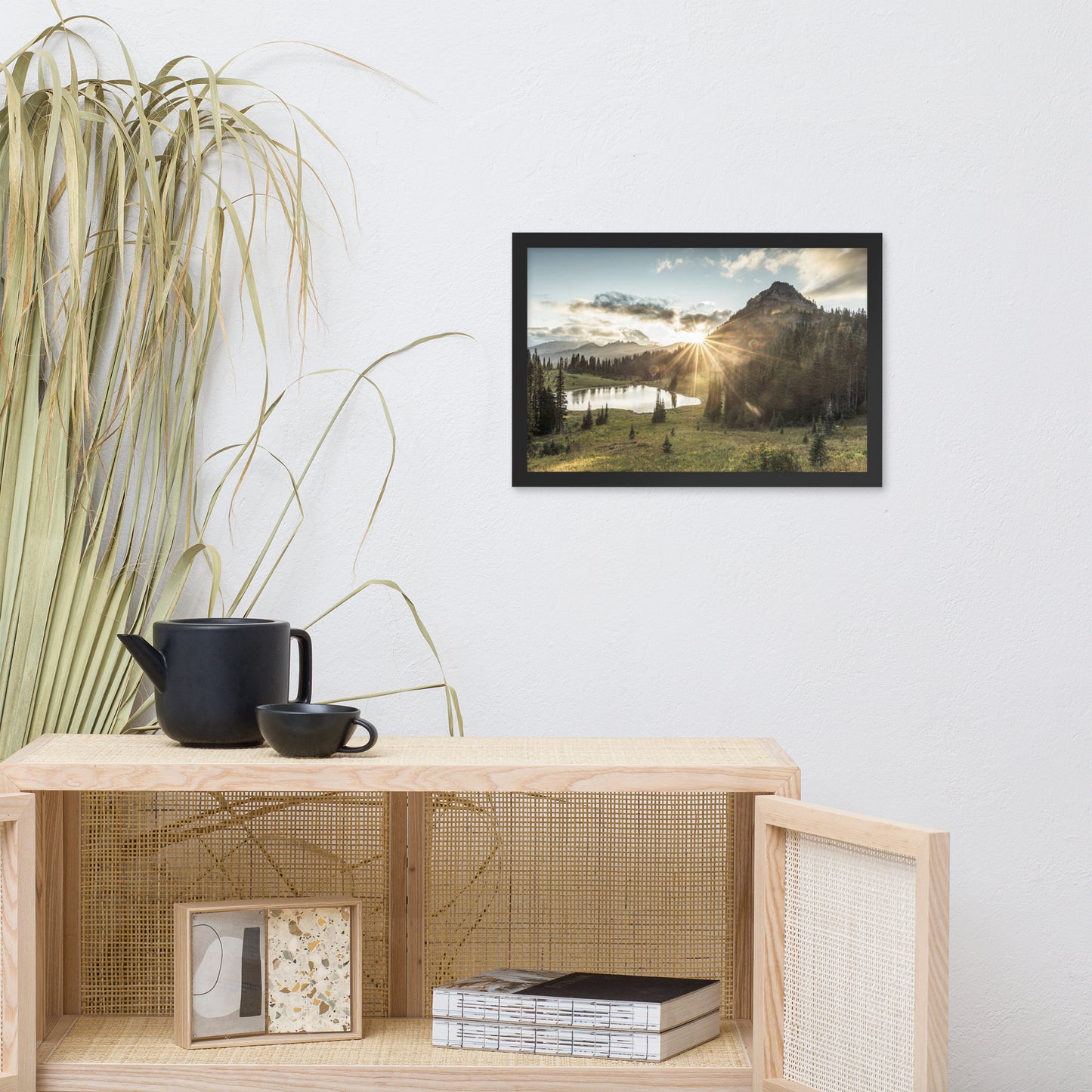 At Peace Rustic Landscape Photograph Framed Wall Art Print