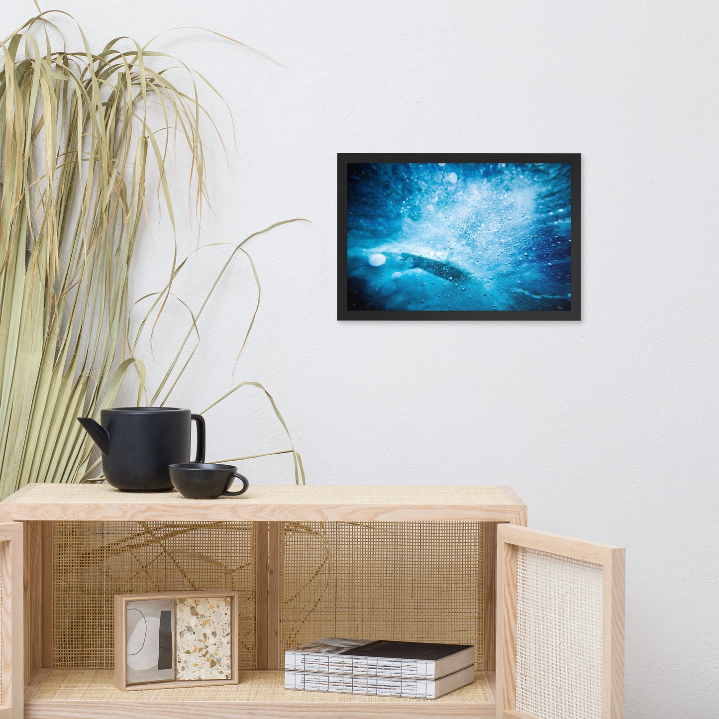 Moment of Zen Coastal Lifestyle Abstract Nature Photograph Framed Wall Art Print