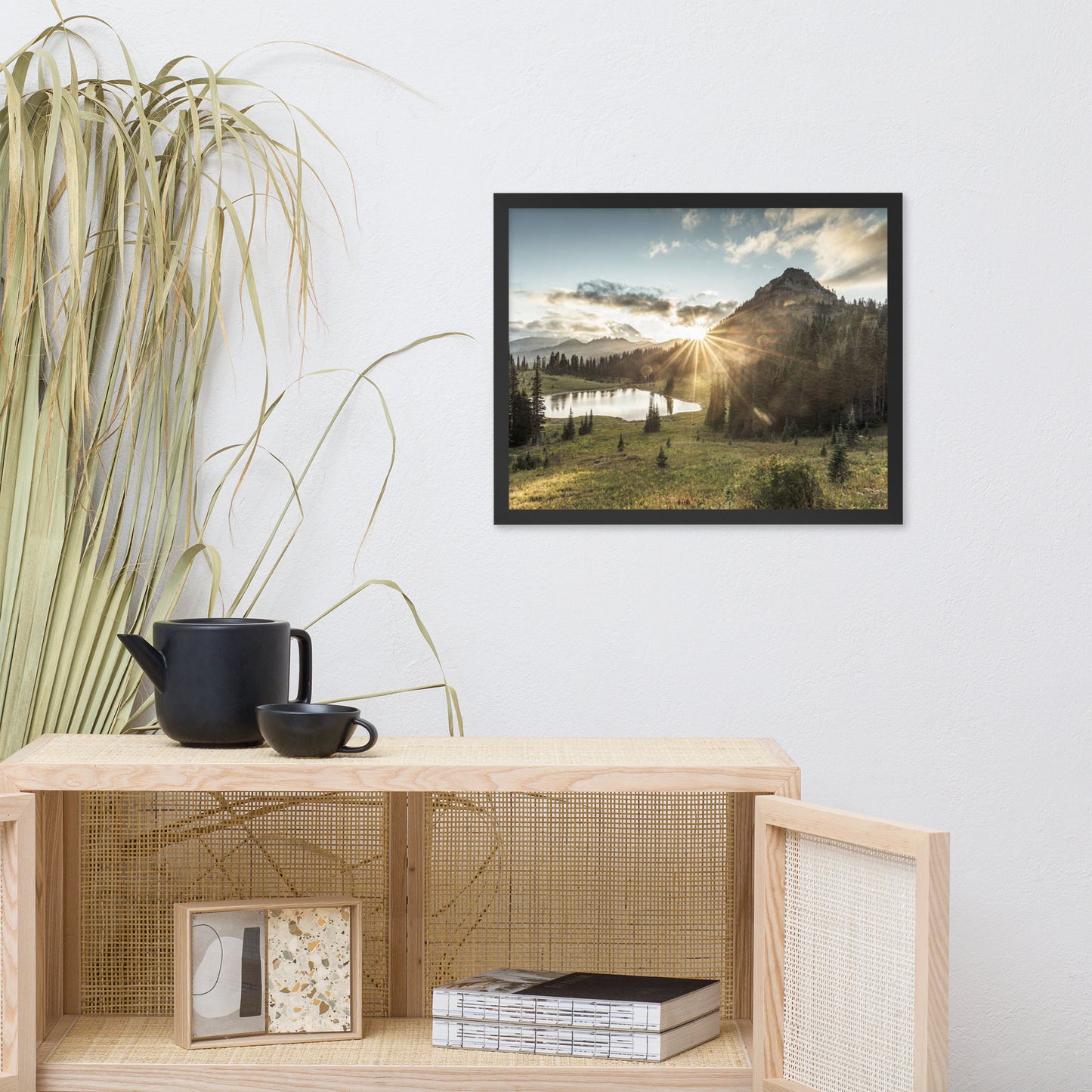 At Peace Rustic Landscape Photograph Framed Wall Art Print