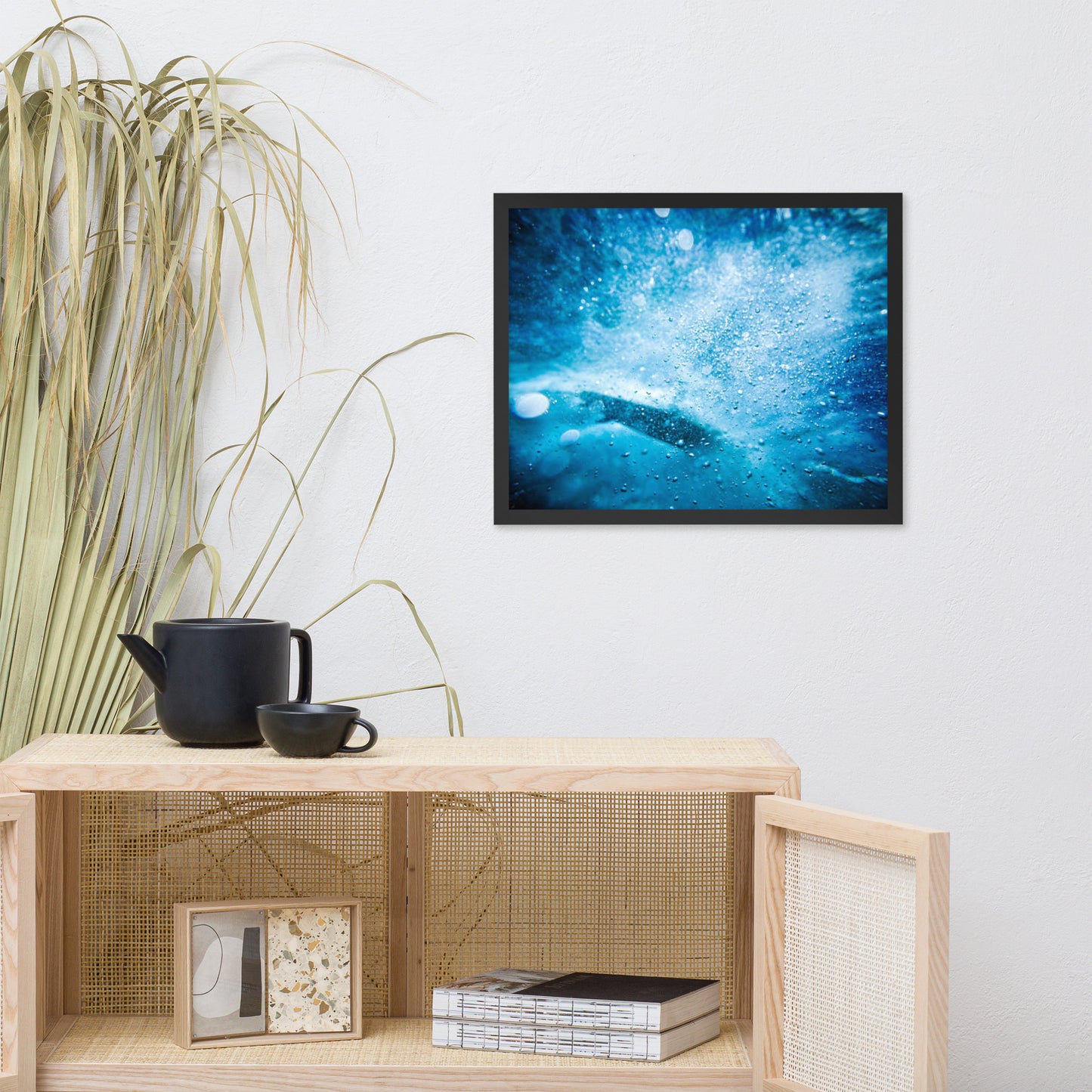 Moment of Zen Coastal Lifestyle Abstract Nature Photograph Framed Wall Art Print