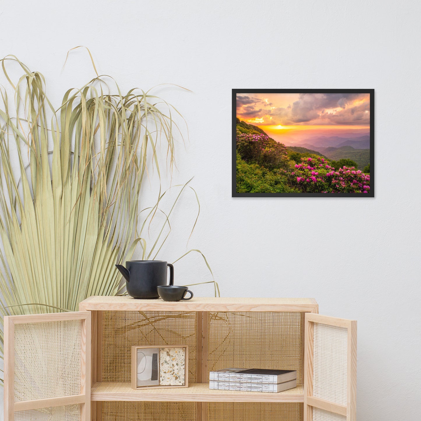 Close of the Day Landscape Photograph Framed Wall Art Print