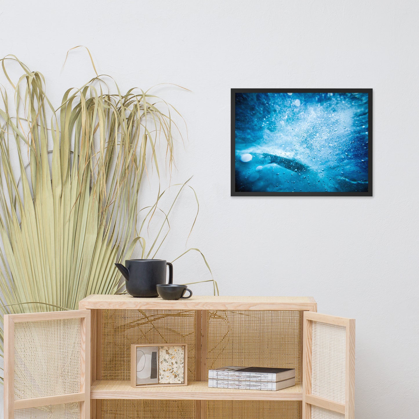 Moment of Zen Coastal Lifestyle Abstract Nature Photograph Framed Wall Art Print