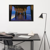 Under the Pier Coastal Landscape Framed Photo Paper Wall Art Prints