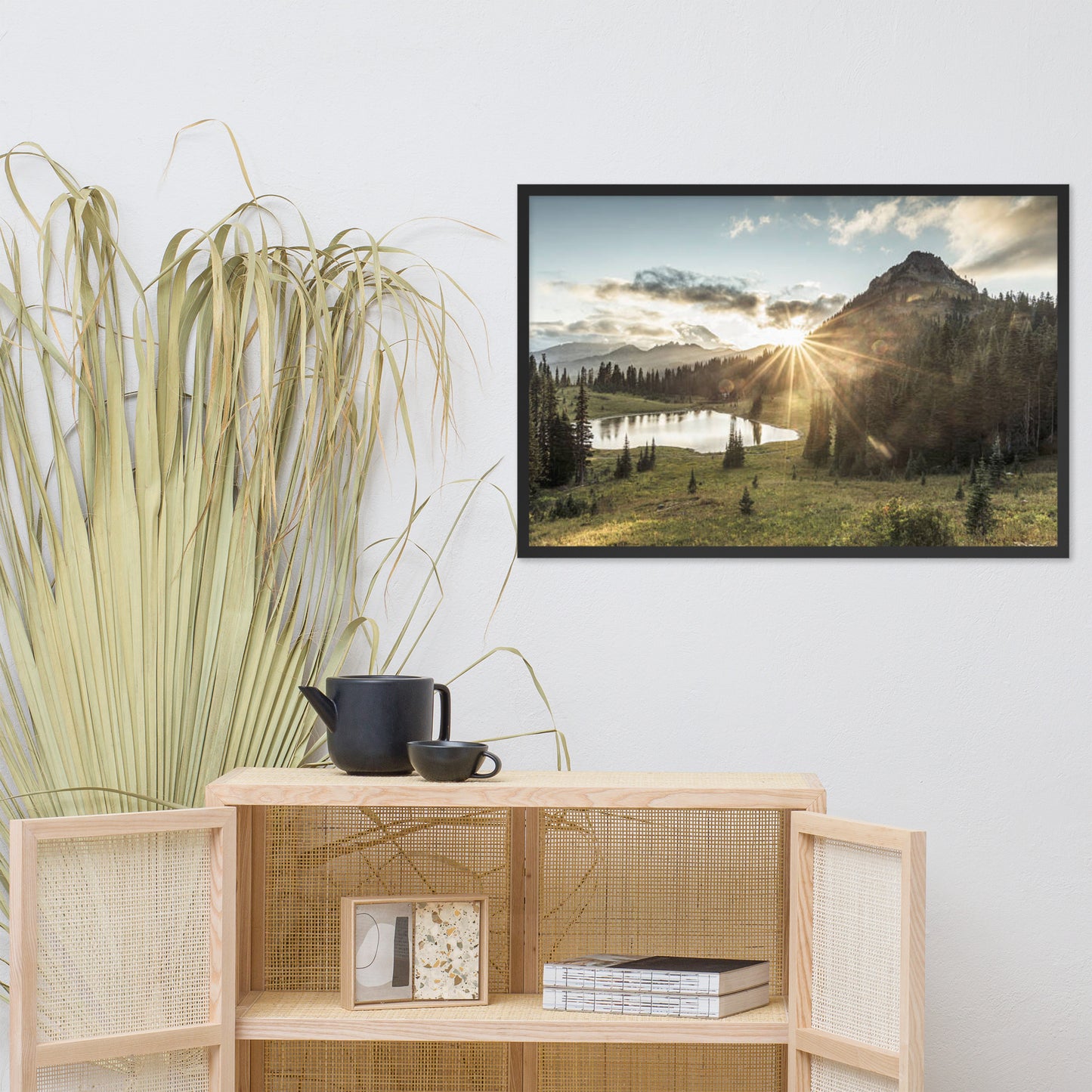 At Peace Rustic Landscape Photograph Framed Wall Art Print