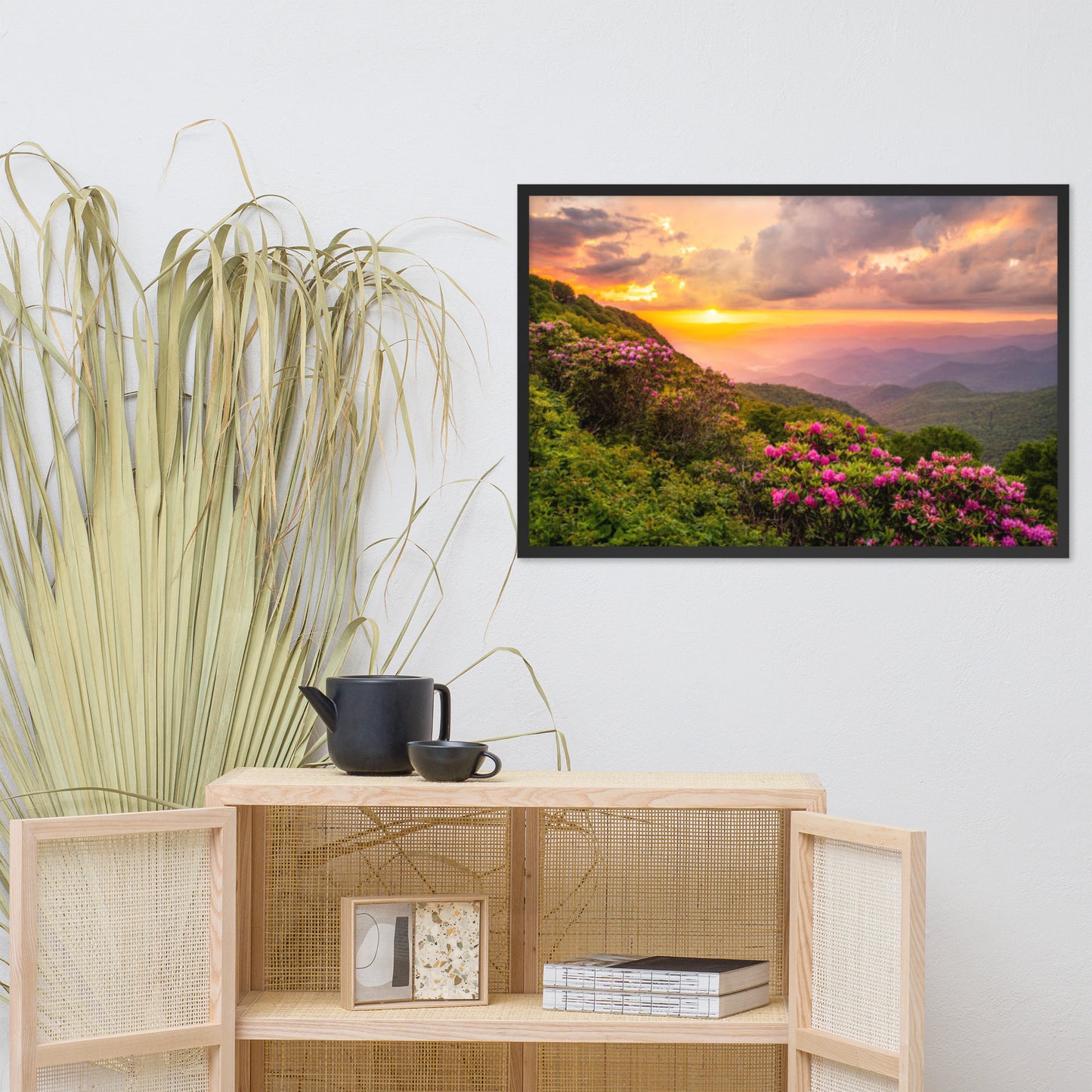 Close of the Day Landscape Photograph Framed Wall Art Print
