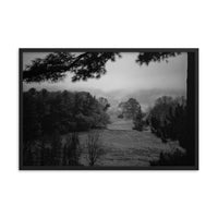 Mist of Valley Forge in Black and White Framed Photo Paper Wall Art Prints