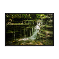 Pixley Waterfall 1 Landscape Framed Photo Paper Wall Art Prints