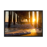 Seafoam in the Sunlight Landscape Framed Photo Paper Wall Art Prints