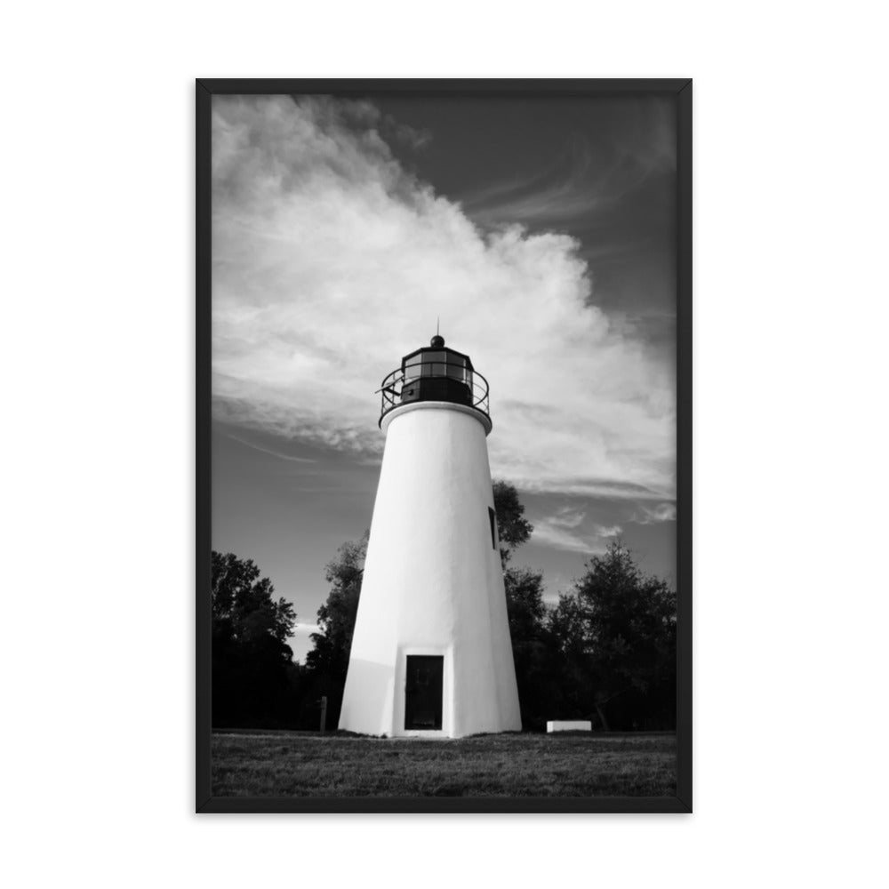 Touch the Sky Black & White Landscape Framed Photo Paper Wall Art Prints