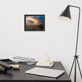 Anna Maria Island Cloudy Sunset 2 Coastal Landscape Framed Photo Paper Wall Art Prints