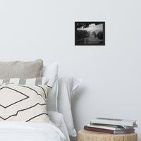 Mist of Valley Forge in Black and White Framed Photo Paper Wall Art Prints